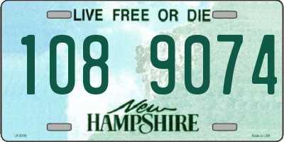 NH license plate 1089074