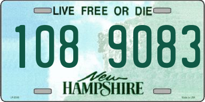 NH license plate 1089083