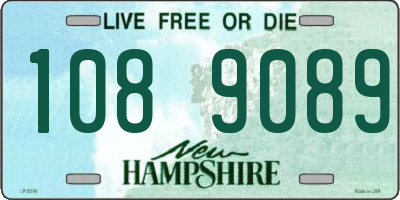 NH license plate 1089089