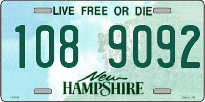 NH license plate 1089092