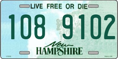 NH license plate 1089102
