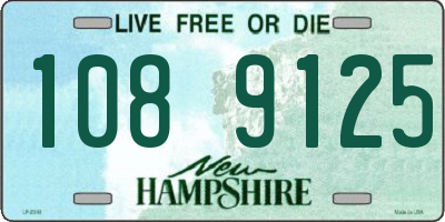 NH license plate 1089125