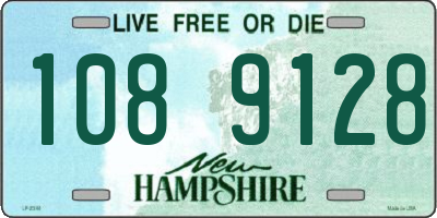 NH license plate 1089128