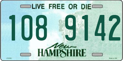 NH license plate 1089142