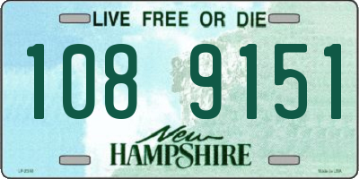 NH license plate 1089151