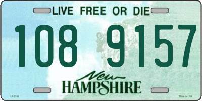 NH license plate 1089157