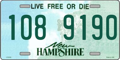 NH license plate 1089190