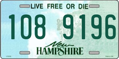 NH license plate 1089196