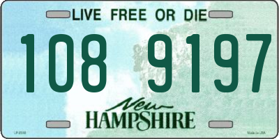 NH license plate 1089197