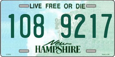 NH license plate 1089217
