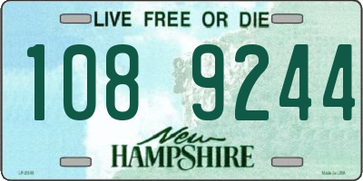 NH license plate 1089244