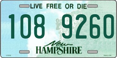 NH license plate 1089260