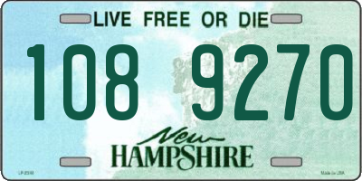 NH license plate 1089270