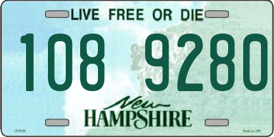 NH license plate 1089280