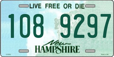 NH license plate 1089297