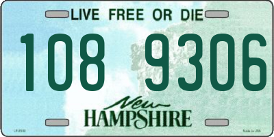 NH license plate 1089306