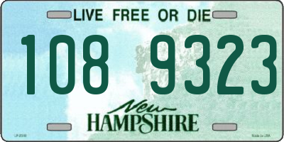 NH license plate 1089323