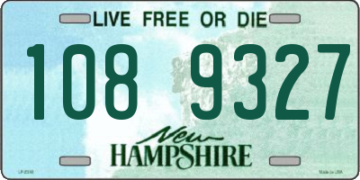 NH license plate 1089327