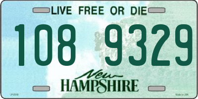 NH license plate 1089329