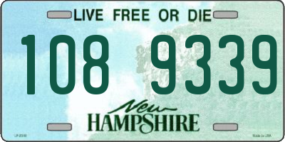 NH license plate 1089339