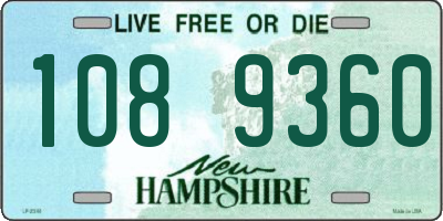 NH license plate 1089360