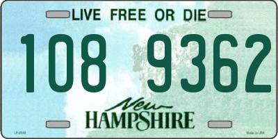 NH license plate 1089362