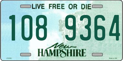 NH license plate 1089364