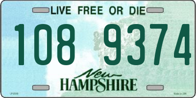 NH license plate 1089374