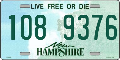 NH license plate 1089376