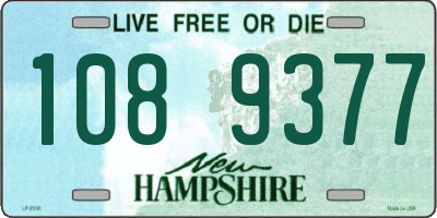 NH license plate 1089377