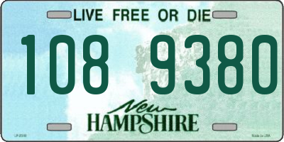 NH license plate 1089380