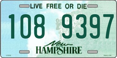 NH license plate 1089397