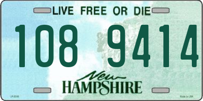 NH license plate 1089414