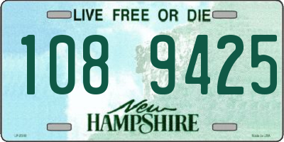NH license plate 1089425