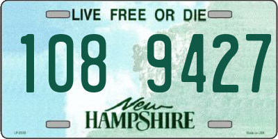 NH license plate 1089427