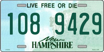 NH license plate 1089429