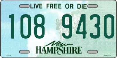 NH license plate 1089430