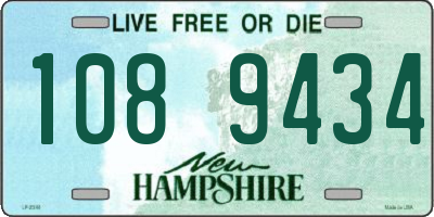 NH license plate 1089434