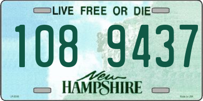 NH license plate 1089437