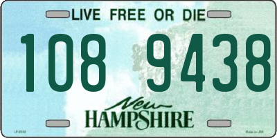 NH license plate 1089438