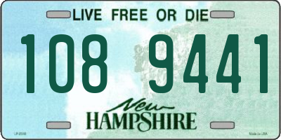 NH license plate 1089441