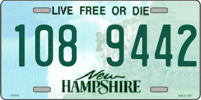 NH license plate 1089442