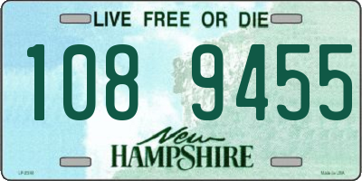 NH license plate 1089455