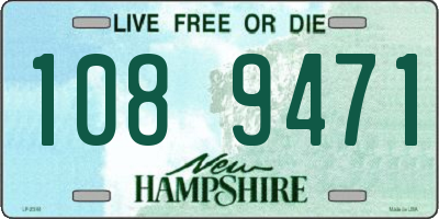 NH license plate 1089471