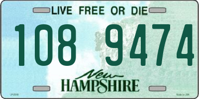 NH license plate 1089474