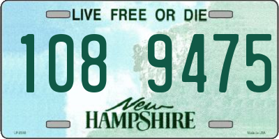 NH license plate 1089475