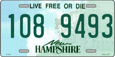 NH license plate 1089493
