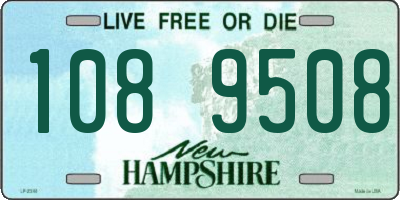 NH license plate 1089508