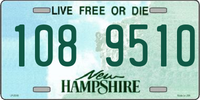 NH license plate 1089510