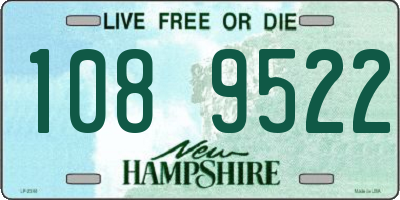 NH license plate 1089522